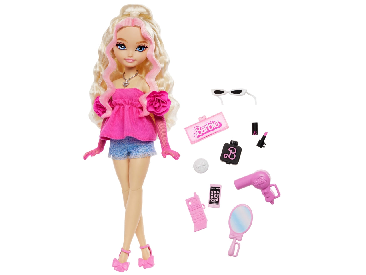 Barbie dream besties malibu, bambola per bambine 6 cm
 4+ Mattel