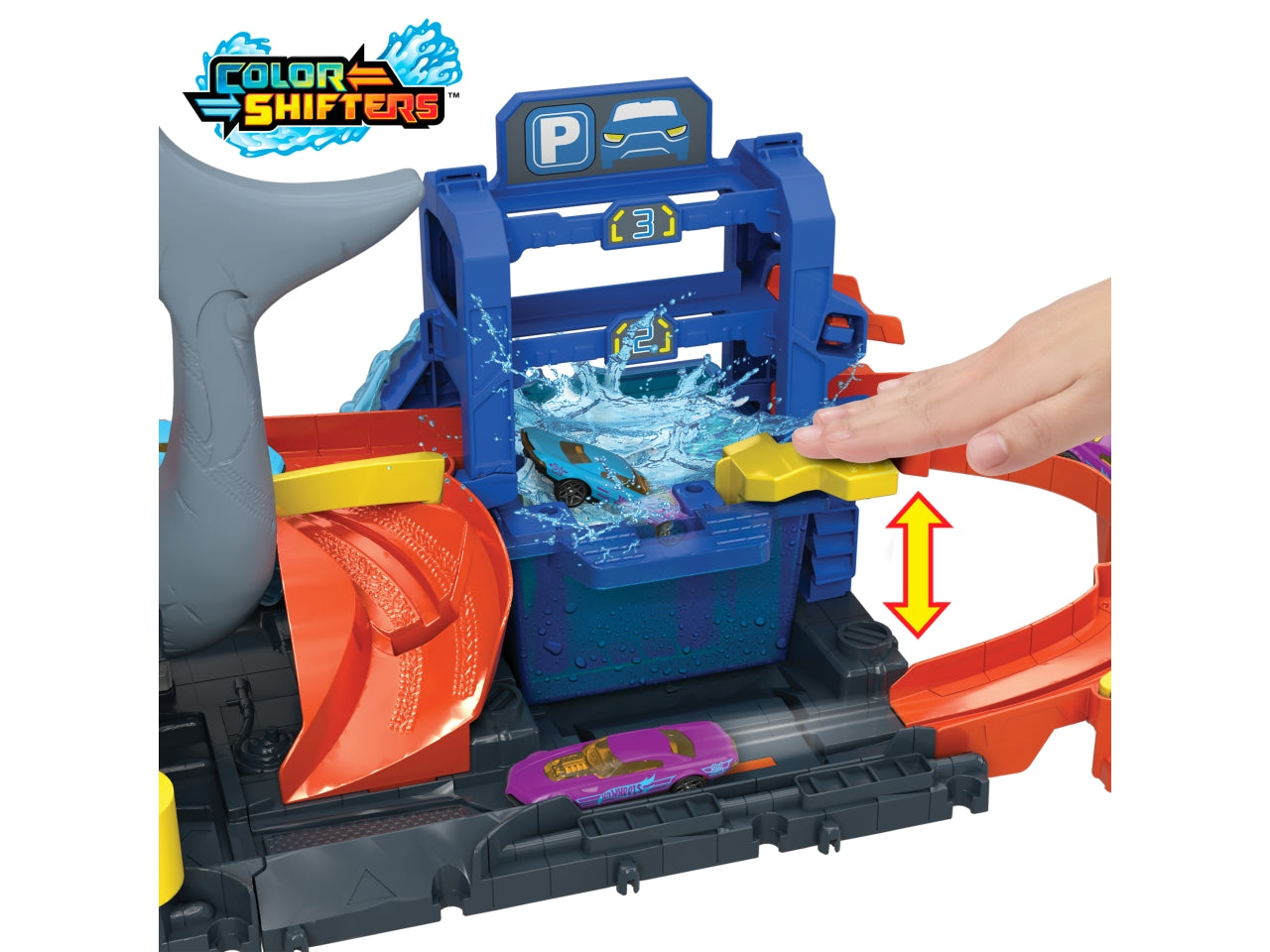 Hot wheels city autol.mega squalo