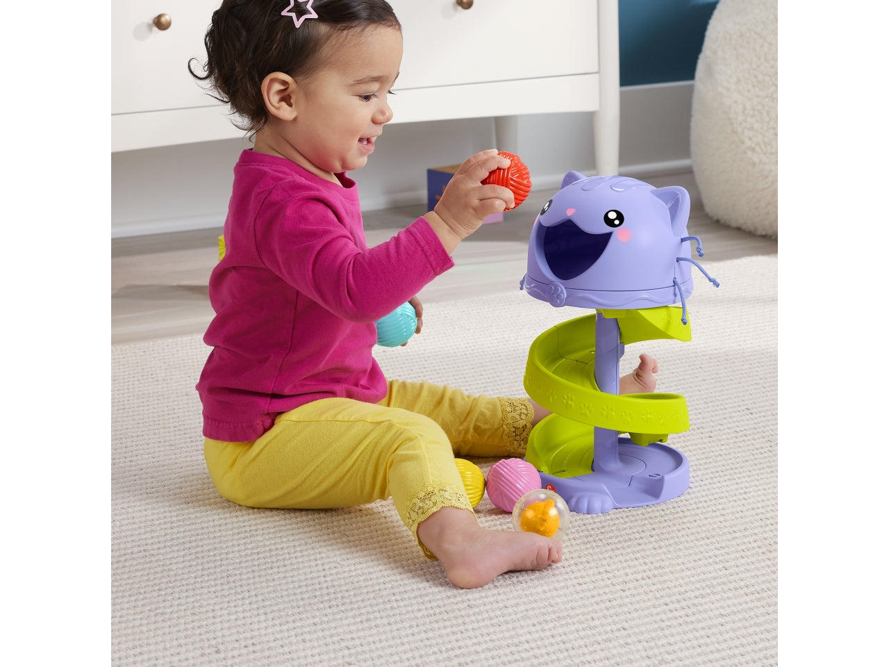 Torre Felix Mangiagomitoli Fisher-Price per Bambini dai 9 Mesi in Su: Divertimento e Sviluppo Motorio - Mattel