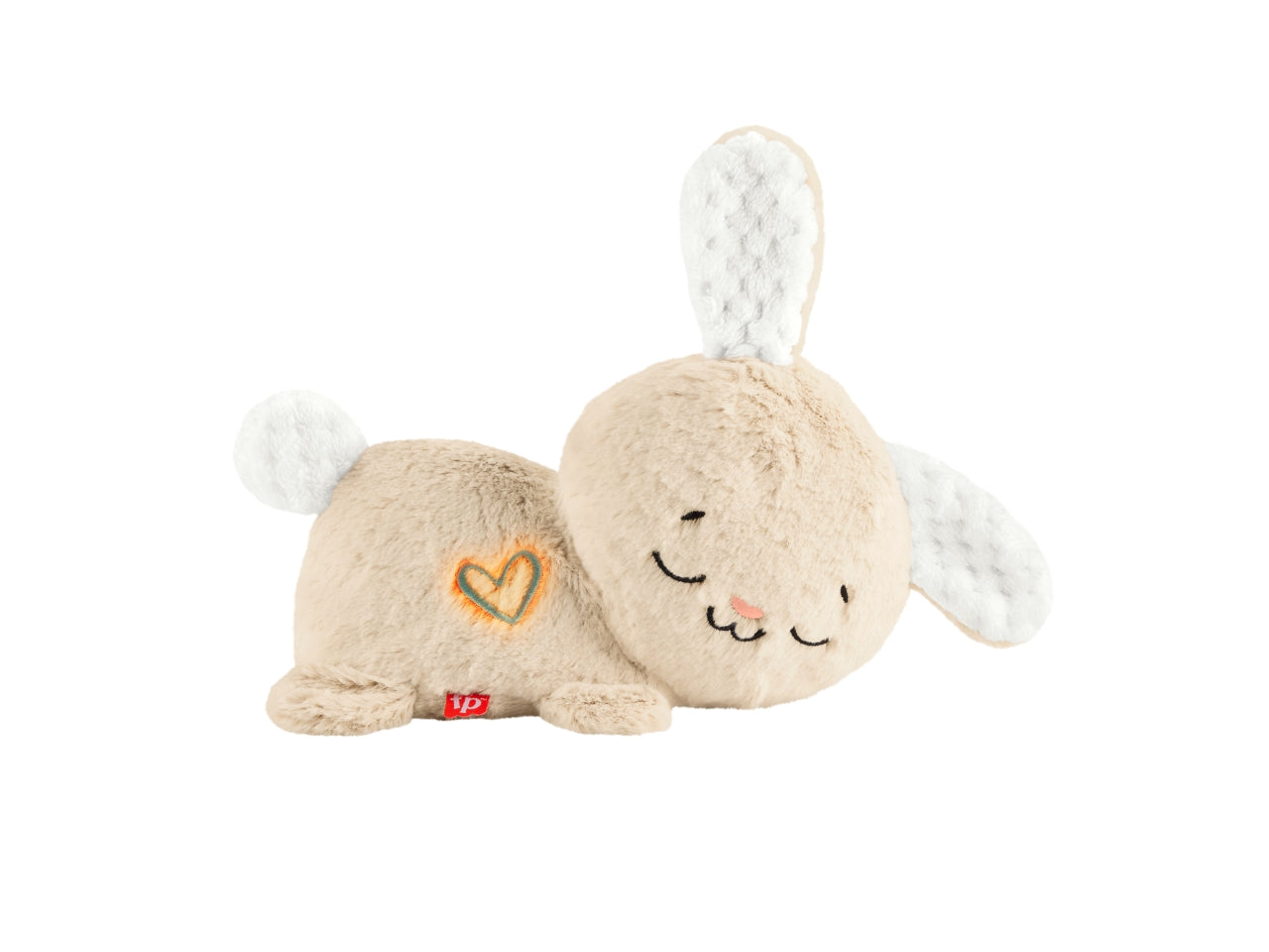 Fisher-Price - Coniglietto Coccole & Relax morbido peluche sensoriale con luci musica e movimento suoni calmanti e confortanti per il neonato giocattolo per bambini 0+ anni HXG97