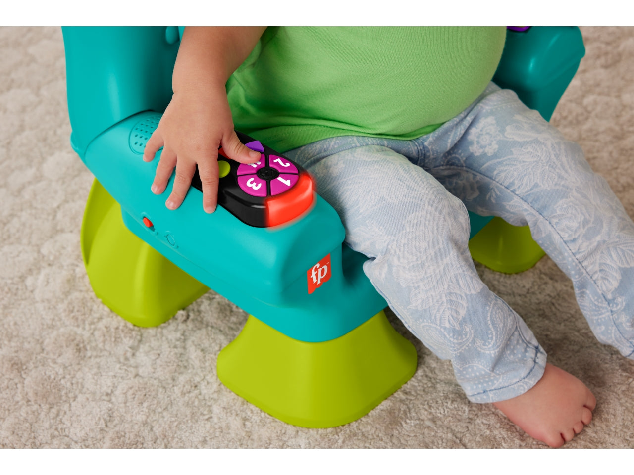 Laugh & Learn, Sedia giocattolo interattiva per bambini 1+  Fisher Price
