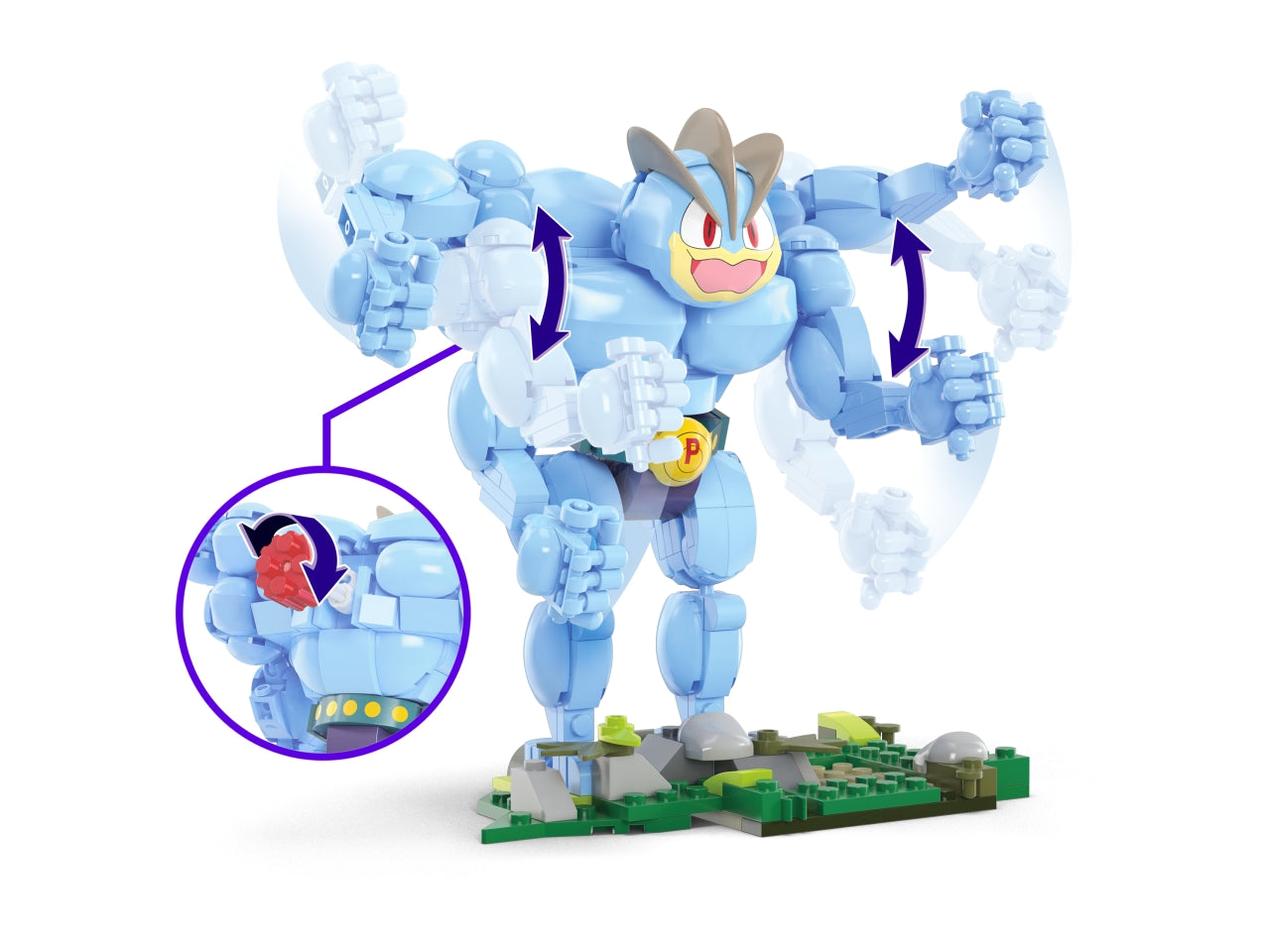 Set Machamp PokÃ©mon MEGA CONTRUX Construction | Mattel