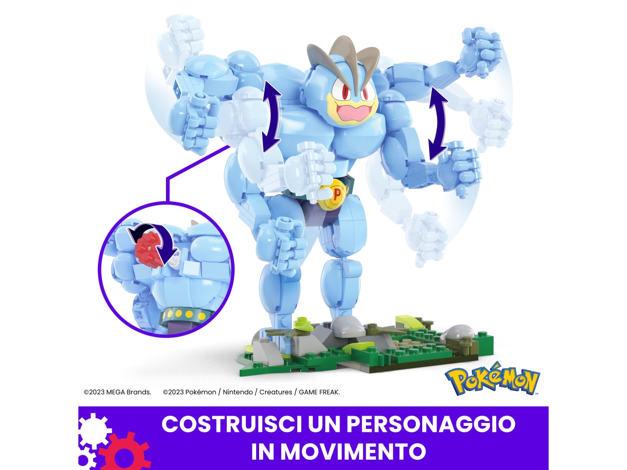 Set Machamp PokÃ©mon MEGA CONTRUX Construction | Mattel $
