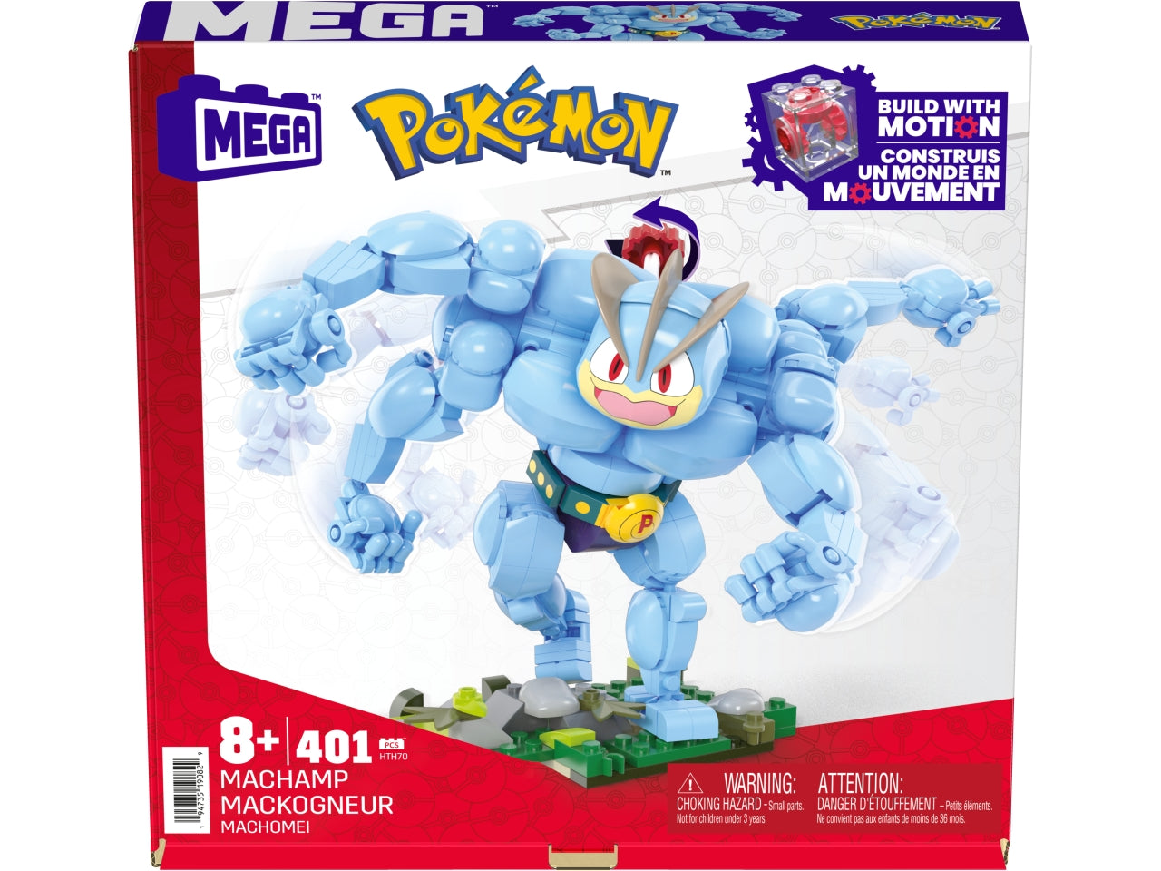 Set Machamp PokÃ©mon MEGA CONTRUX Construction | Mattel $
