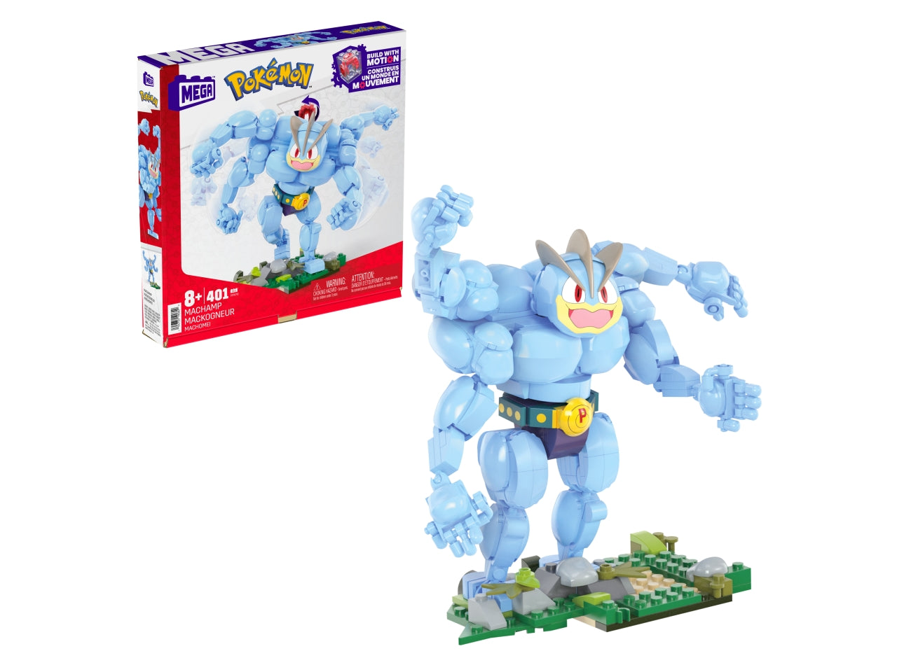 Set Machamp PokÃ©mon MEGA CONTRUX Construction | Mattel $