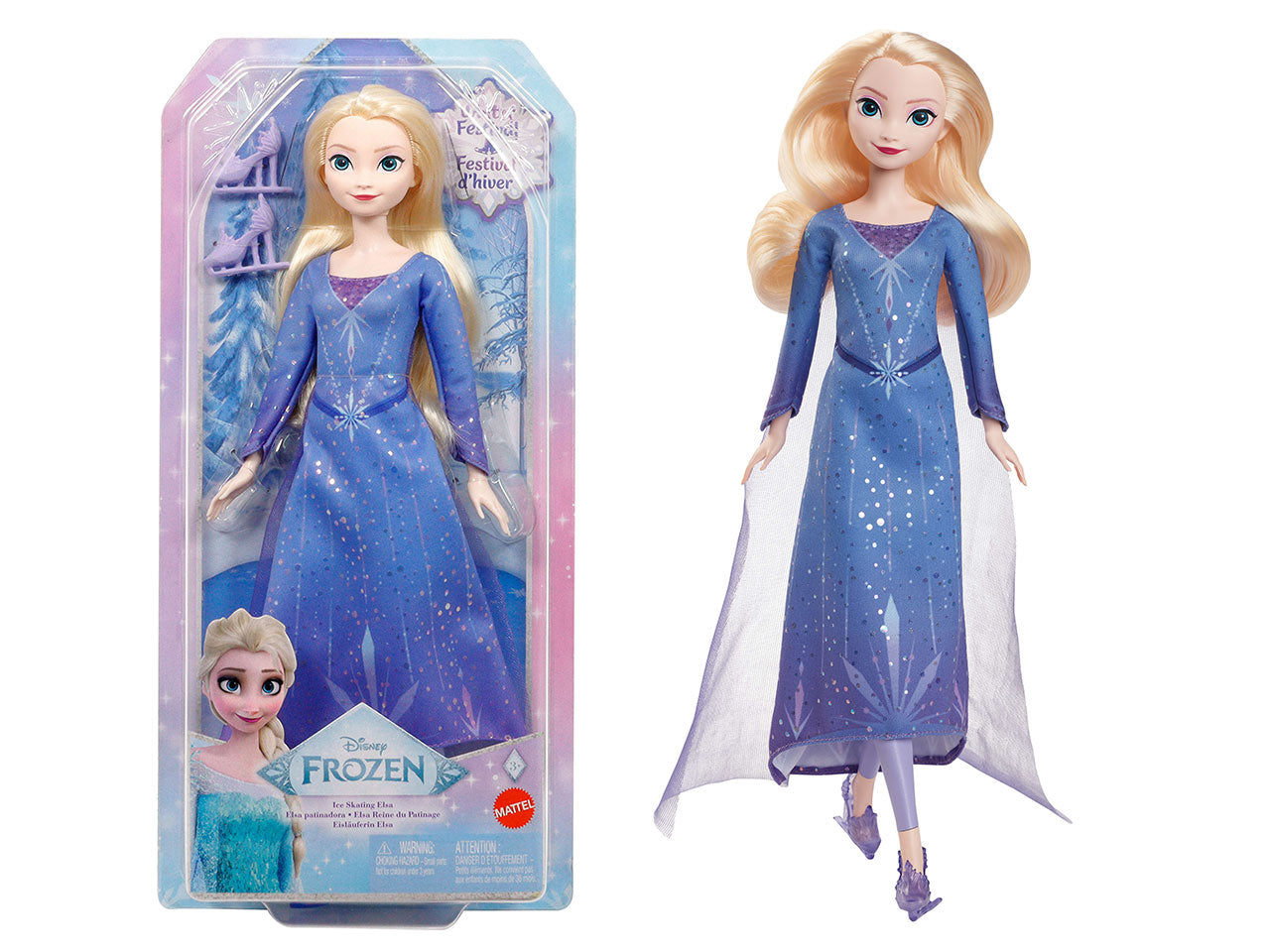 Frozen ice skate Elsa