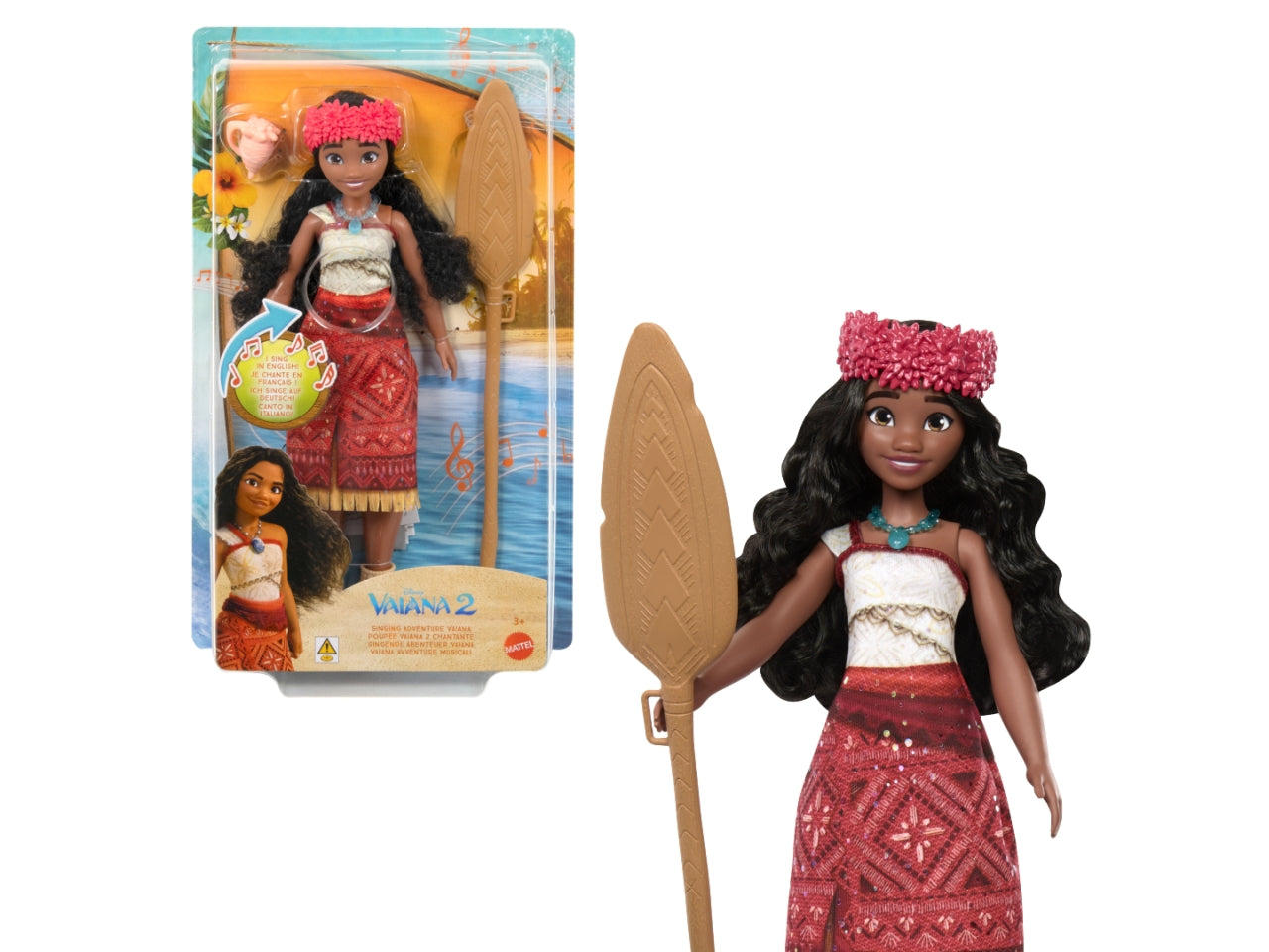 Disney vaiana doll cantante, Adatto per 3+ | Mattel