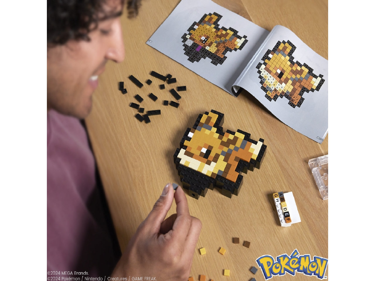 Pokemon eevee pixel art | Mattel