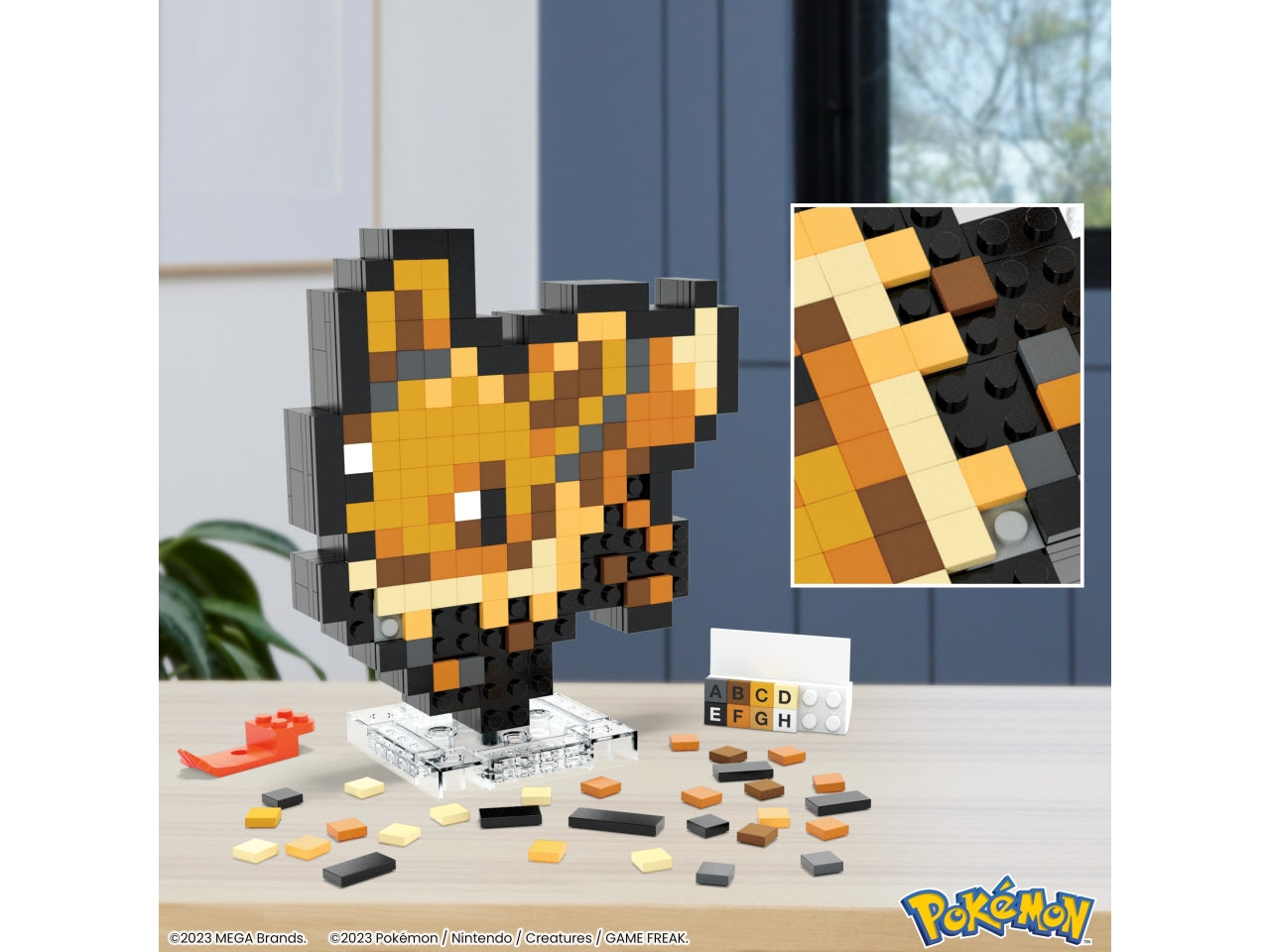 Pokemon eevee pixel art | Mattel