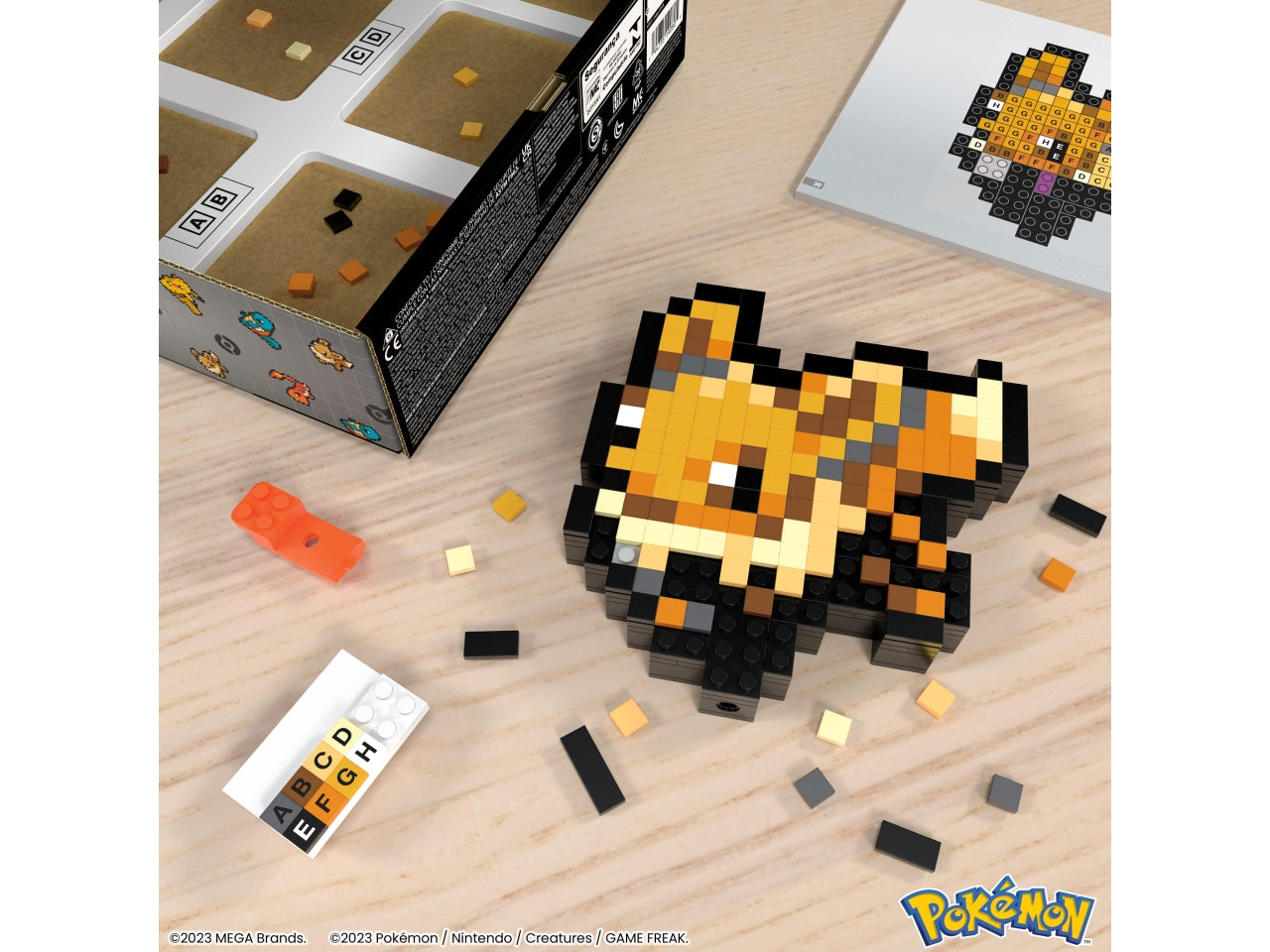 Pokemon eevee pixel art | Mattel