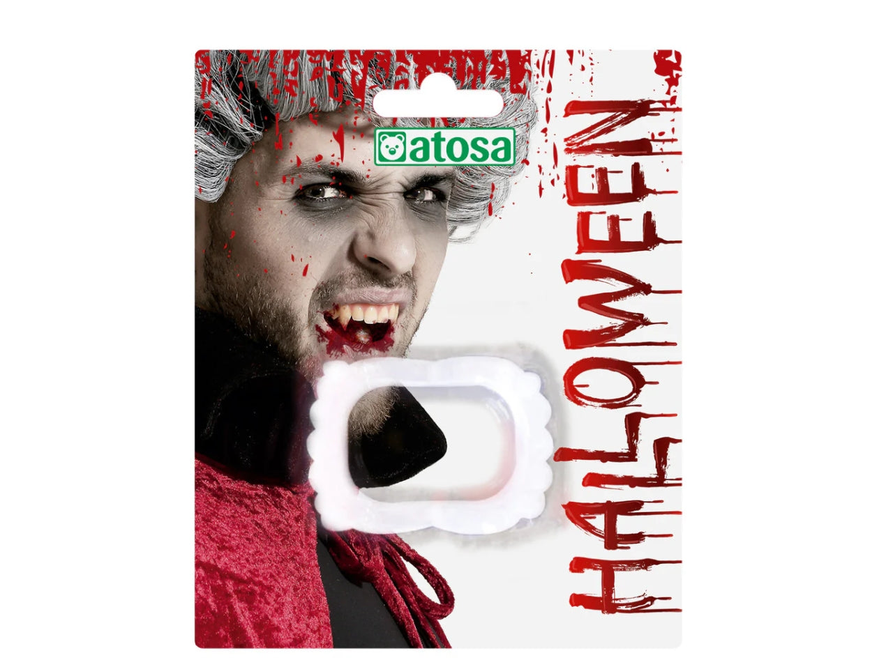 Dentiera bianca 15x11cm