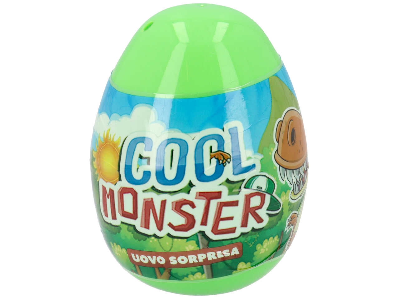 Kit colori dinosauro per bimbo, ovetto sorpresa con pastelli a cera e foglio da colorare - MC Group