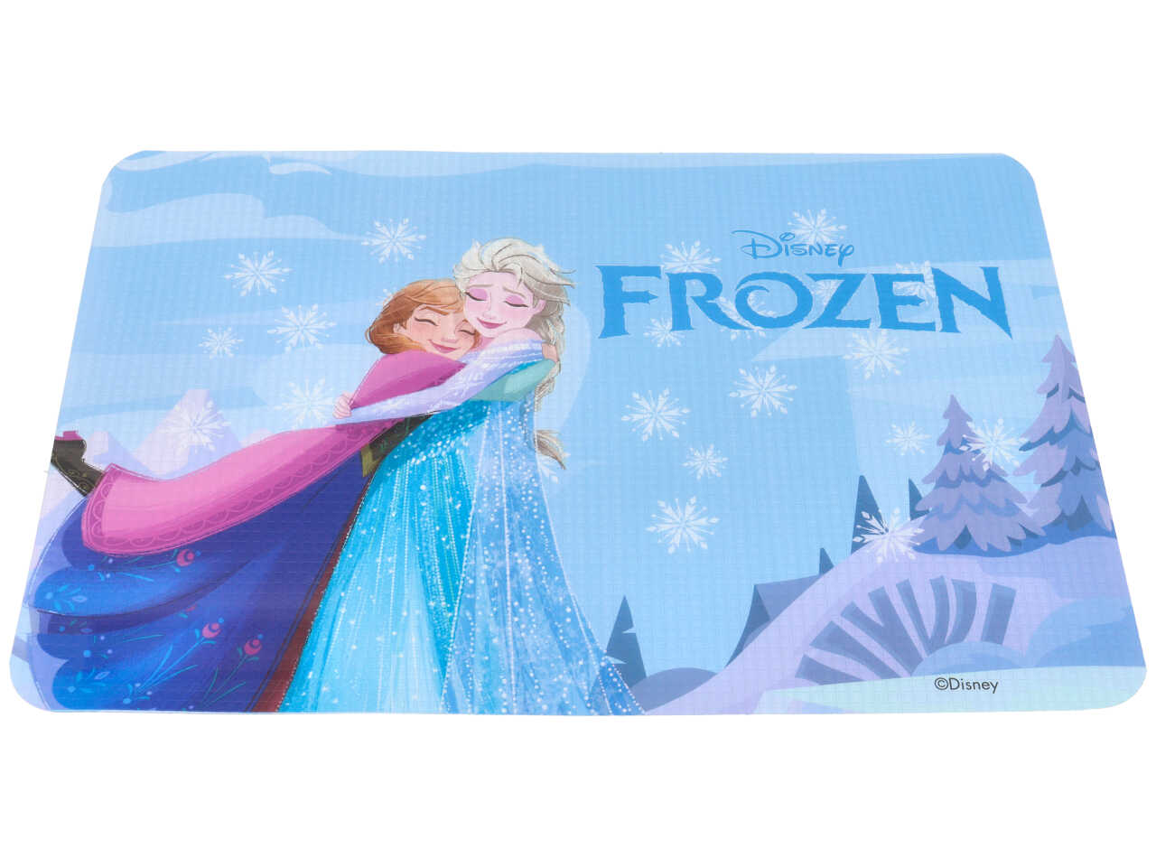 Tovaglietta americana Frozen in plastica celeste e rosa per bambine - Mc Group