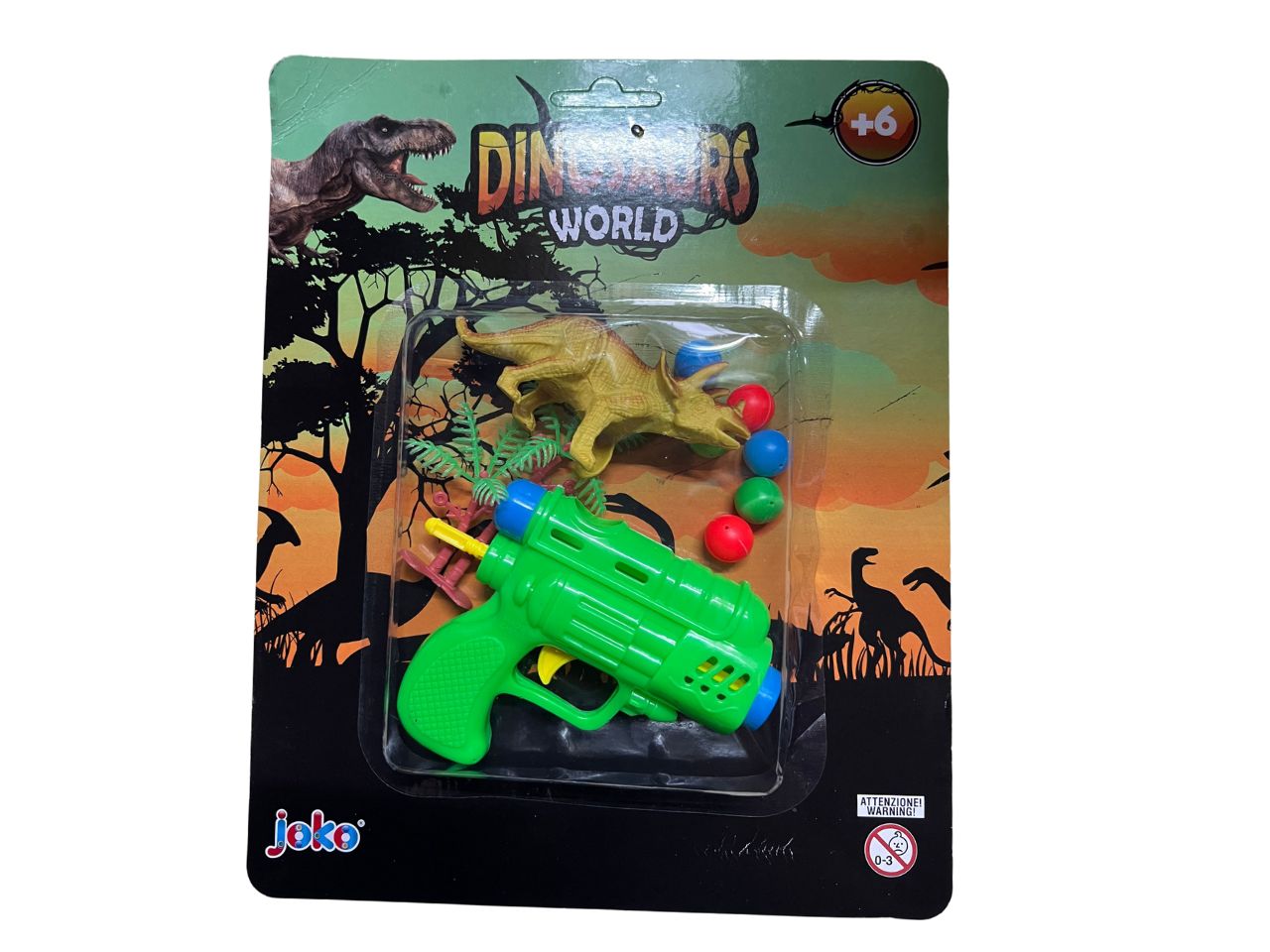 Pistola con dinosauro