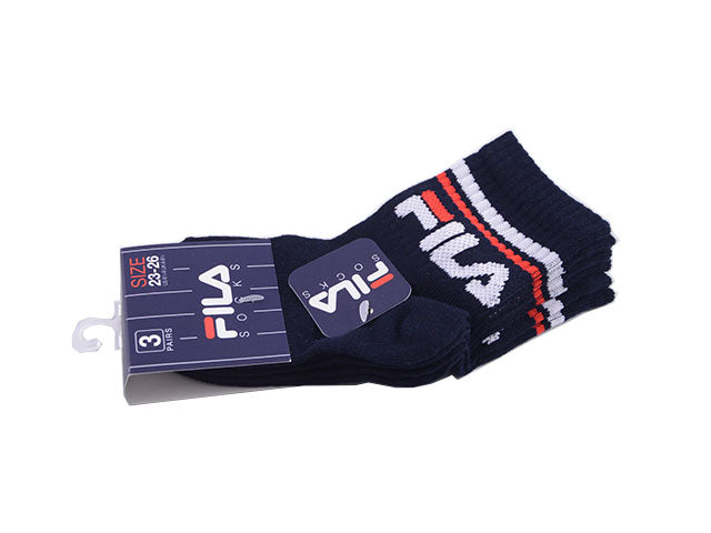 Calza fila 3 paia taglia 23-26 colore blu