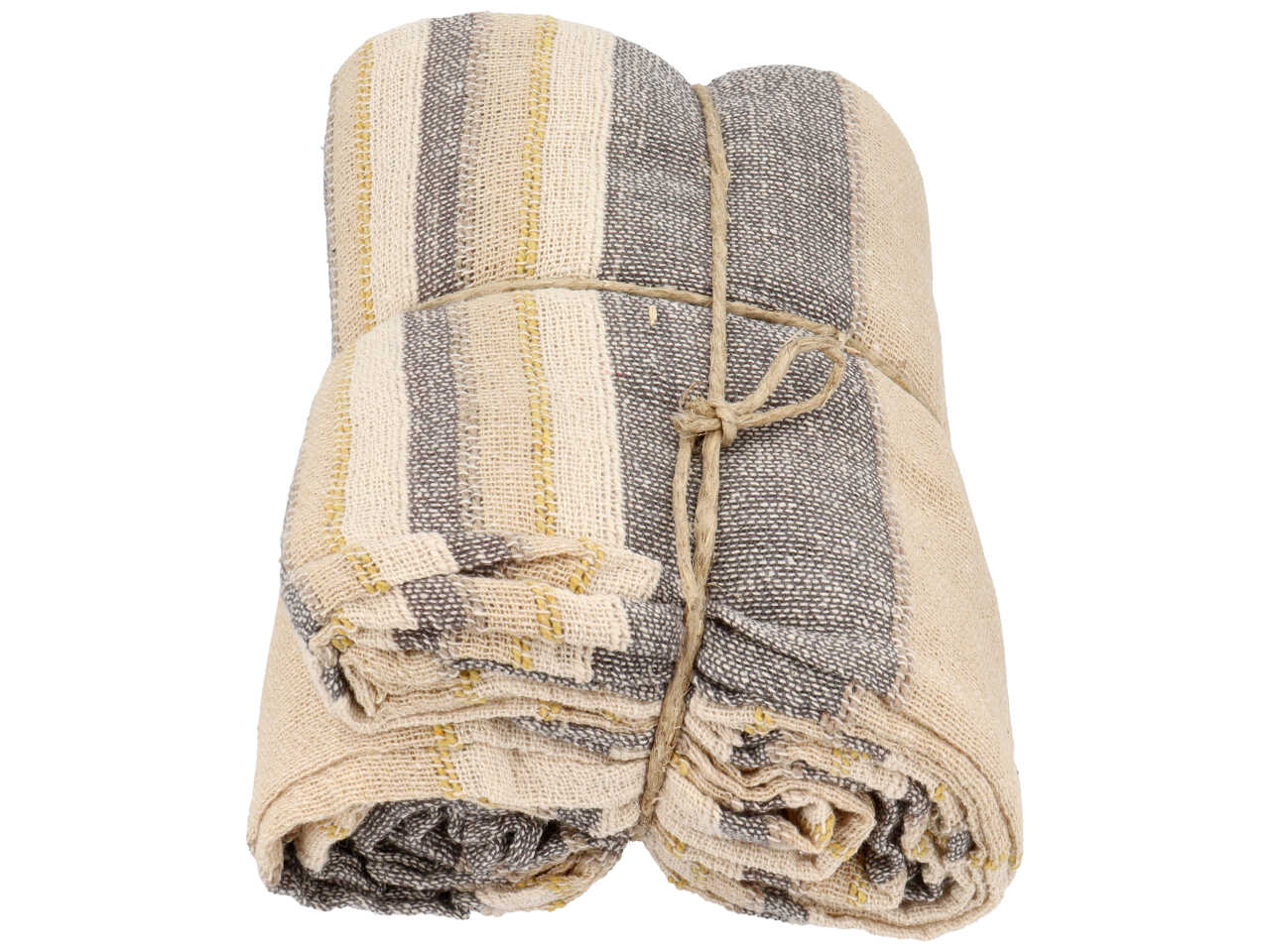 Copriletto telo arredo singolo maxi estivo multicolor etnico in cotone, 170x260 cm - Tre Effe