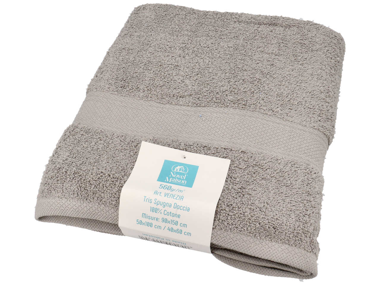 Tris asciugamani assortiti