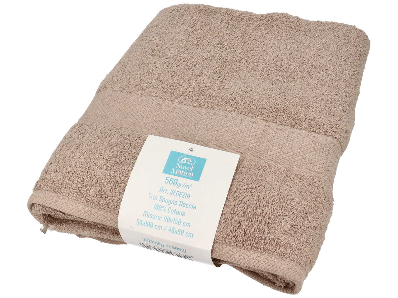 Tris asciugamani assortiti