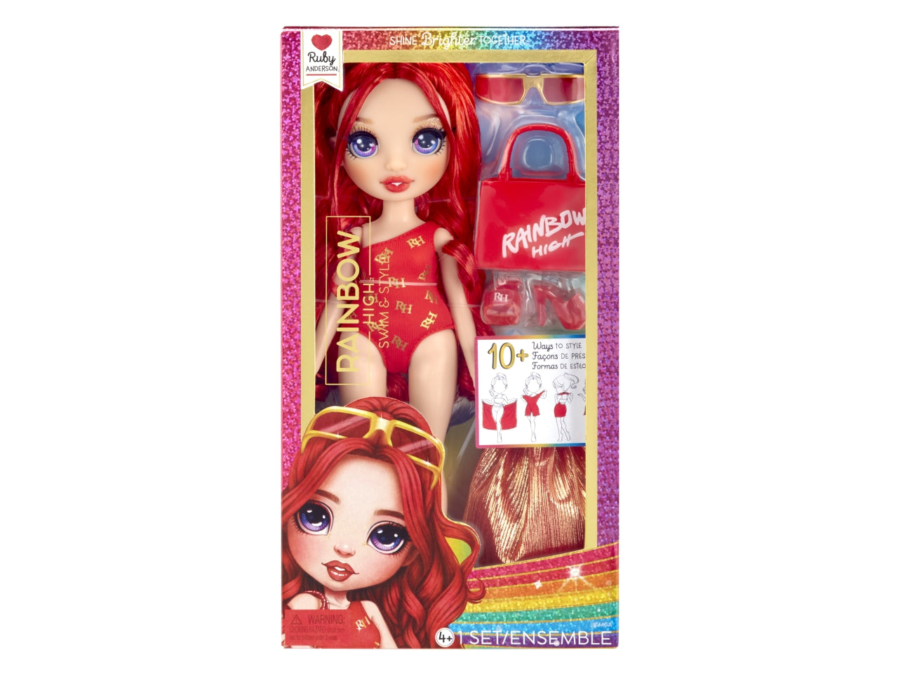 Rainbow high swim & style  fashion dolls assortiti $
