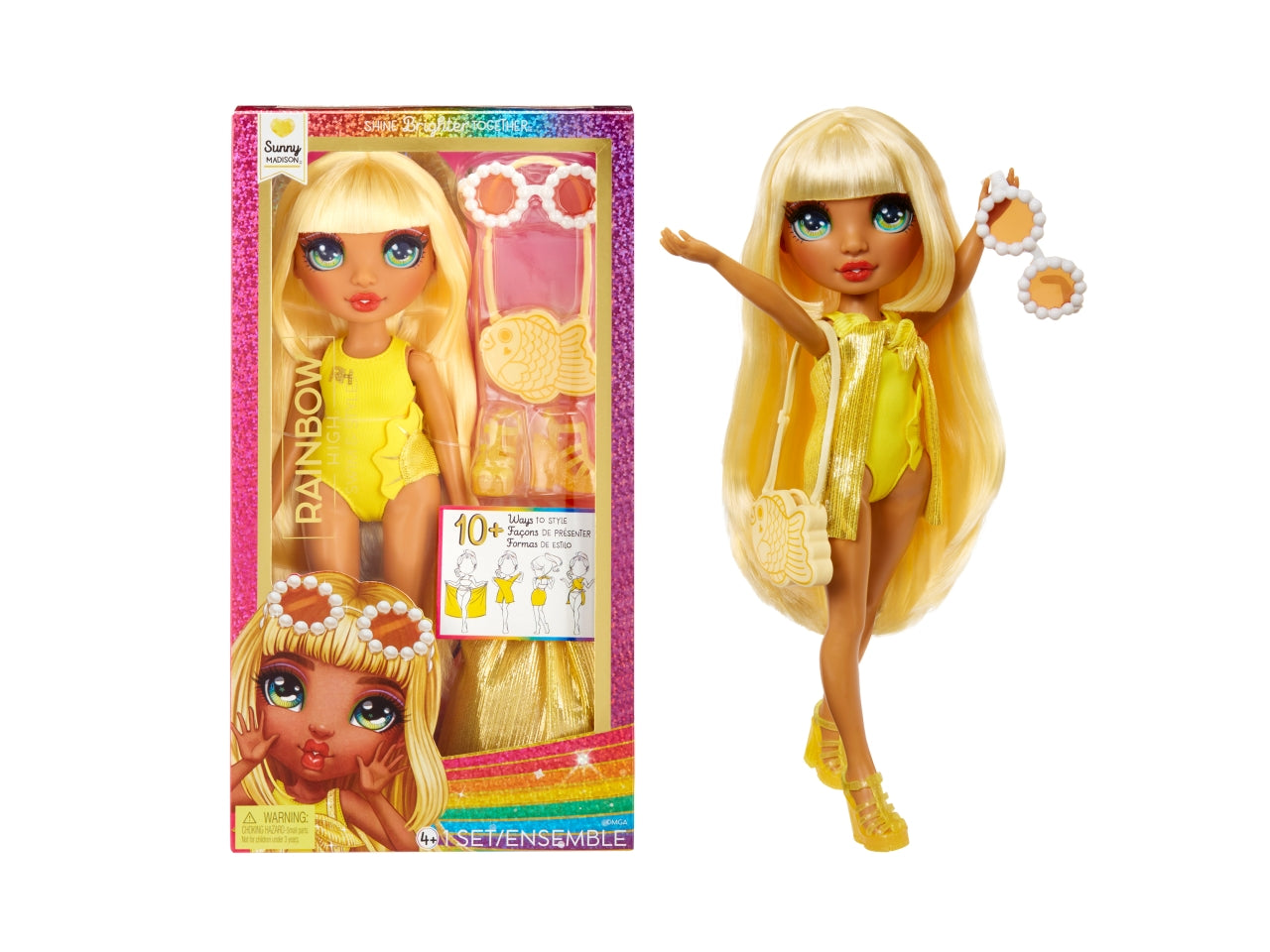 Rainbow high swim & style  fashion dolls assortiti $