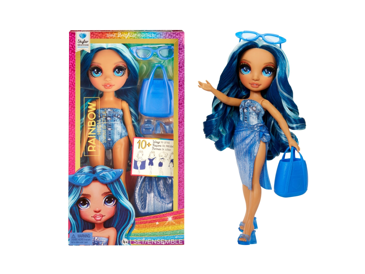 Rainbow high swim & style  fashion dolls assortiti $