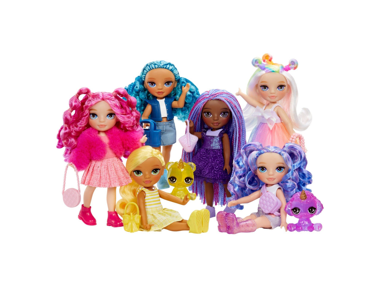 Rainbow High Littles Dolls Magenta: Bambolina Fashion di 14 cm con Abiti e Accessori Rimovibili, Gioco Unisex per Bambini 4+ | MGA Entertainment