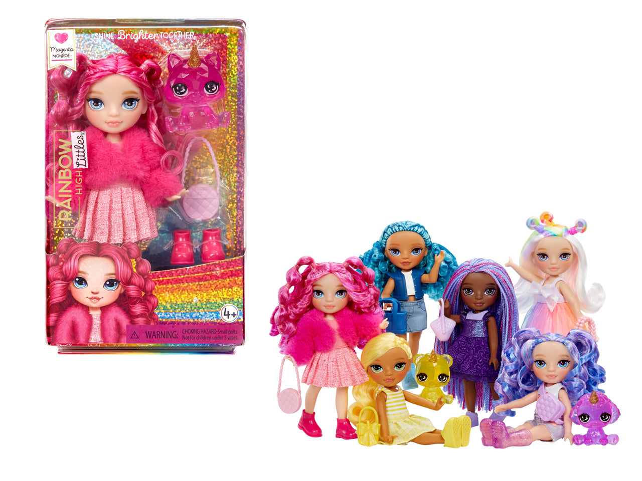 Rainbow High Littles Dolls Magenta: Bambolina Fashion di 14 cm con Abiti e Accessori Rimovibili, Gioco Unisex per Bambini 4+ | MGA Entertainment