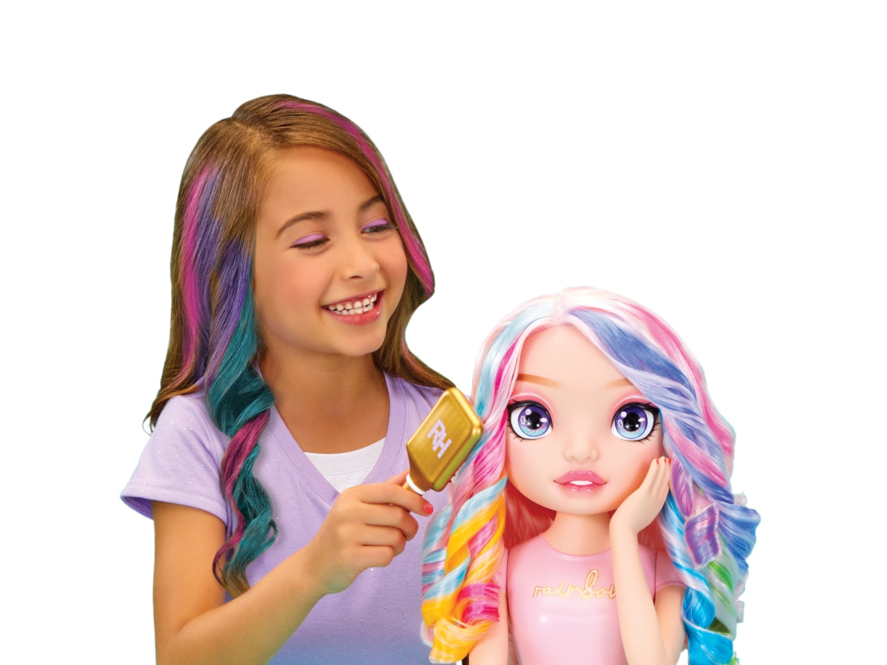 Rainbow High Styling Head Playset: Set di Gioco Multicolor con Testa da Pettinare, Smalti e Accessori, Gioco Unisex per Bambini 4+ | MGA Entertainment $