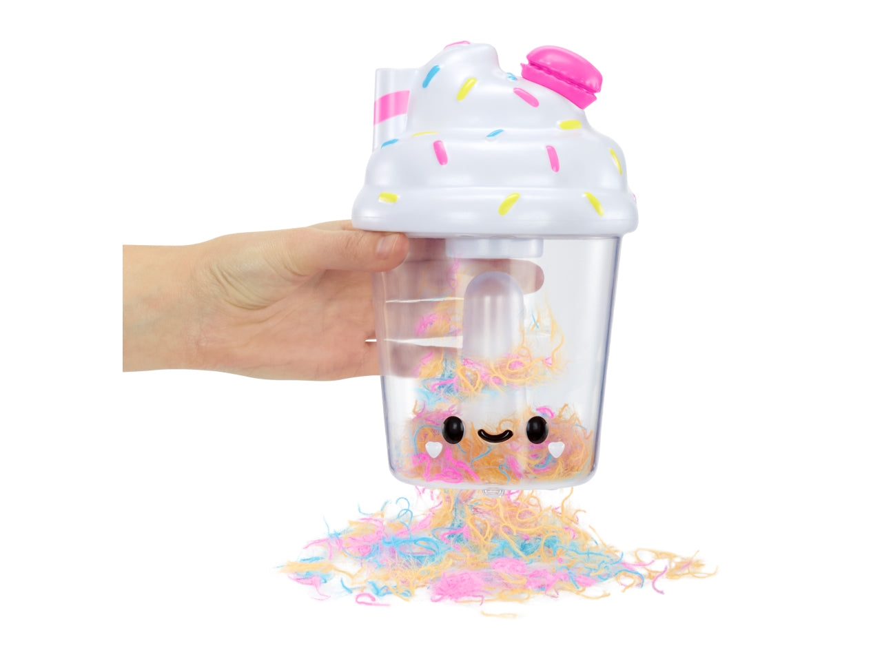 Fluffie Stuffiez Pillow Fight - Rainbow: Peluche Multicolor con Aspirapolvere, Gioco Unisex per Bambini 4+ | MGA Entertainment