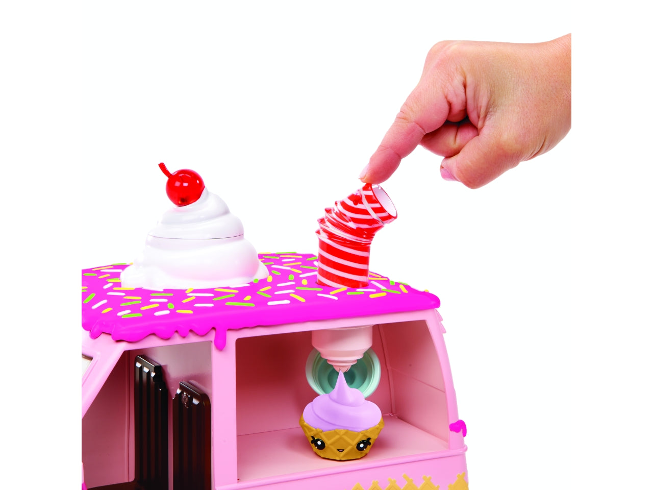 Yummiland Lipgloss Truck: Camion Multicolor per Creare Lucidalabbra Personalizzati con 2 Esclusivi Num Noms, Gioco Unisex per Bambini 4+ | MGA Entertainment