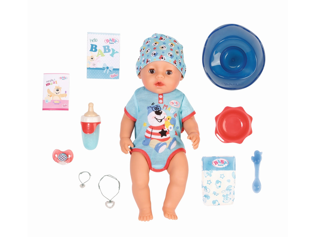 Bambolotto giocattolo Baby Born Magic Boy altezza 43cm etÃ  3+ | Mga