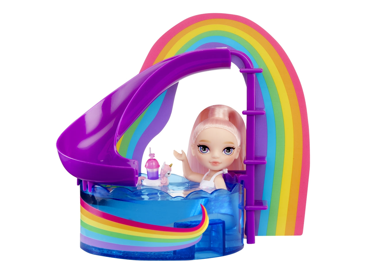 Rainbow High little pool day with blush playset | Mga