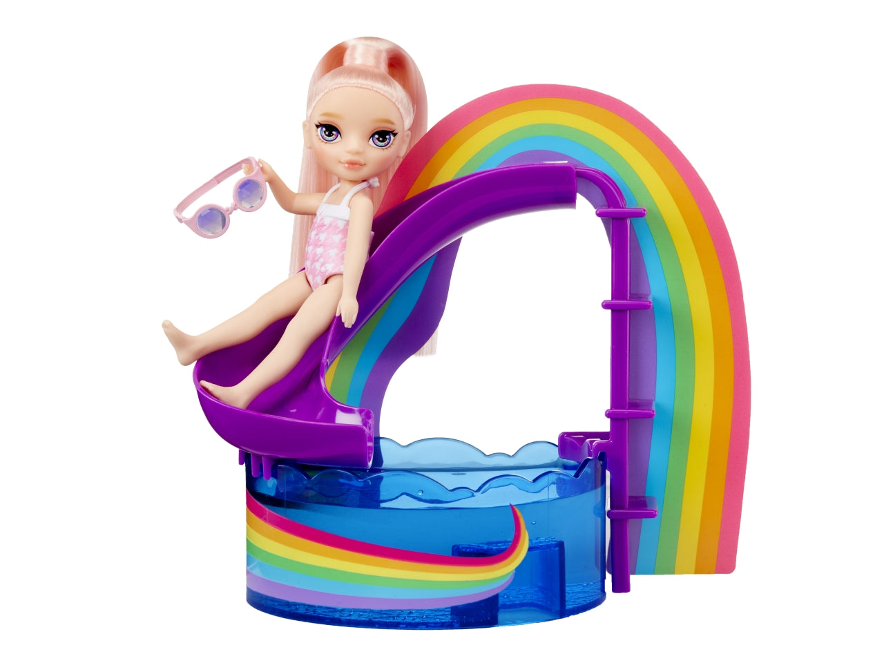 Rainbow High little pool day with blush playset | Mga