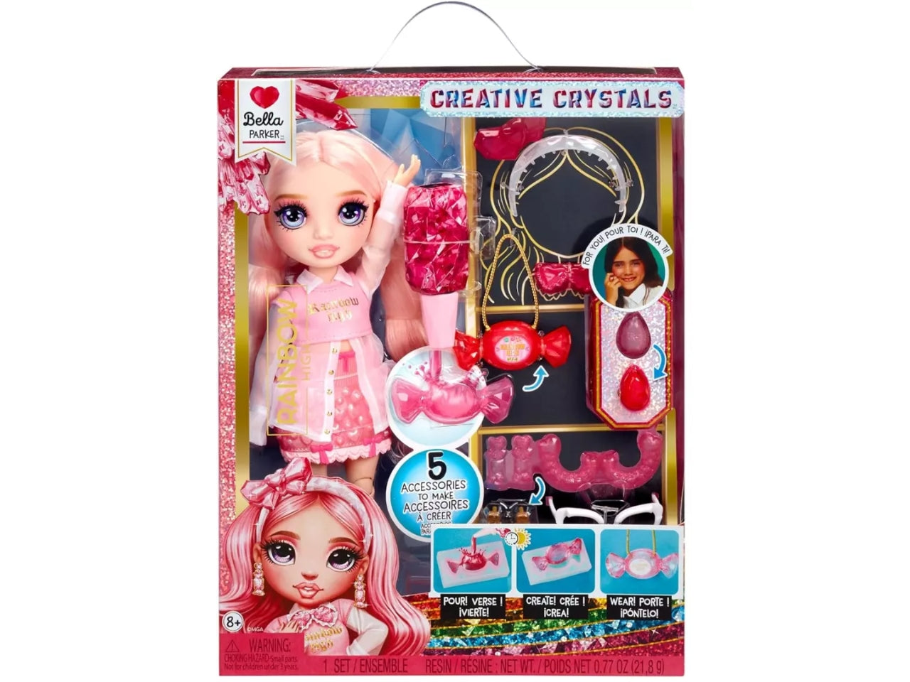 Rainbow High creative crystals fashion doll bella per etÃ  8+ | Mga