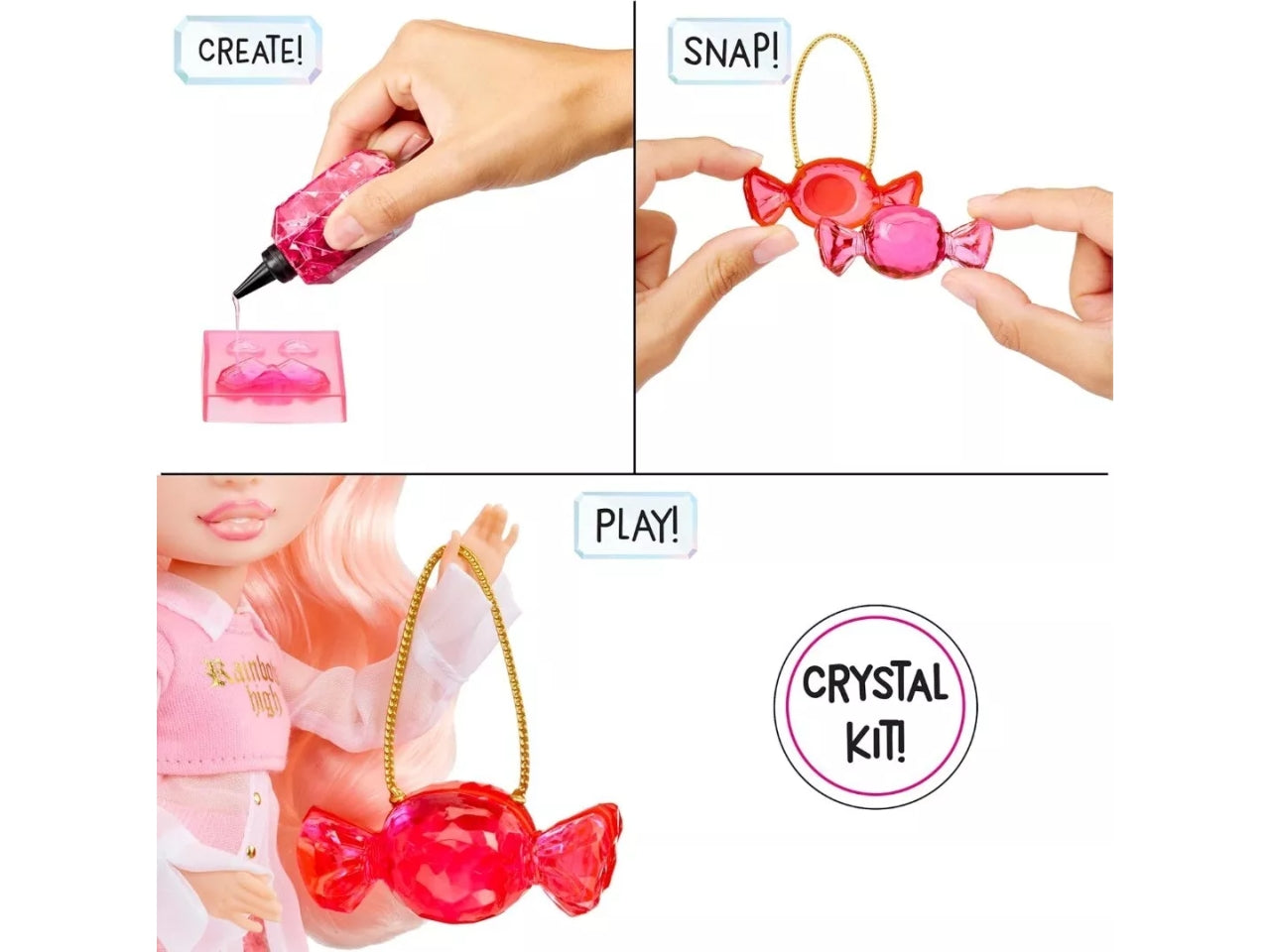 Rainbow High creative crystals fashion doll bella per etÃ  8+ | Mga