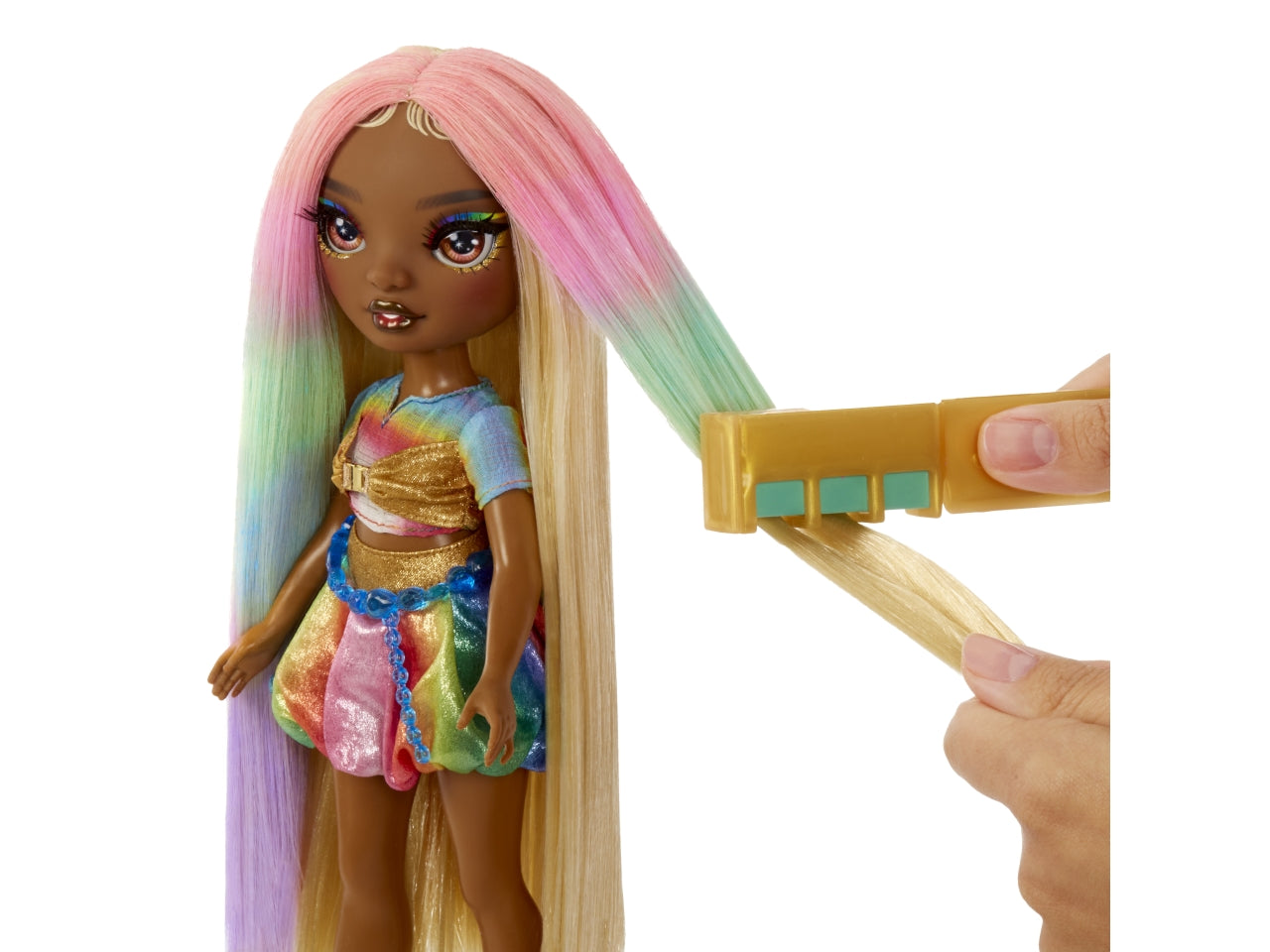 Rainbow High hair chalk & style doll- meline gold | Mga