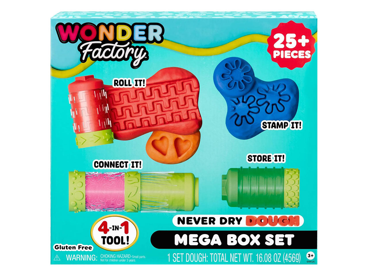 Wonder factory never dry dough mega box set | Mga