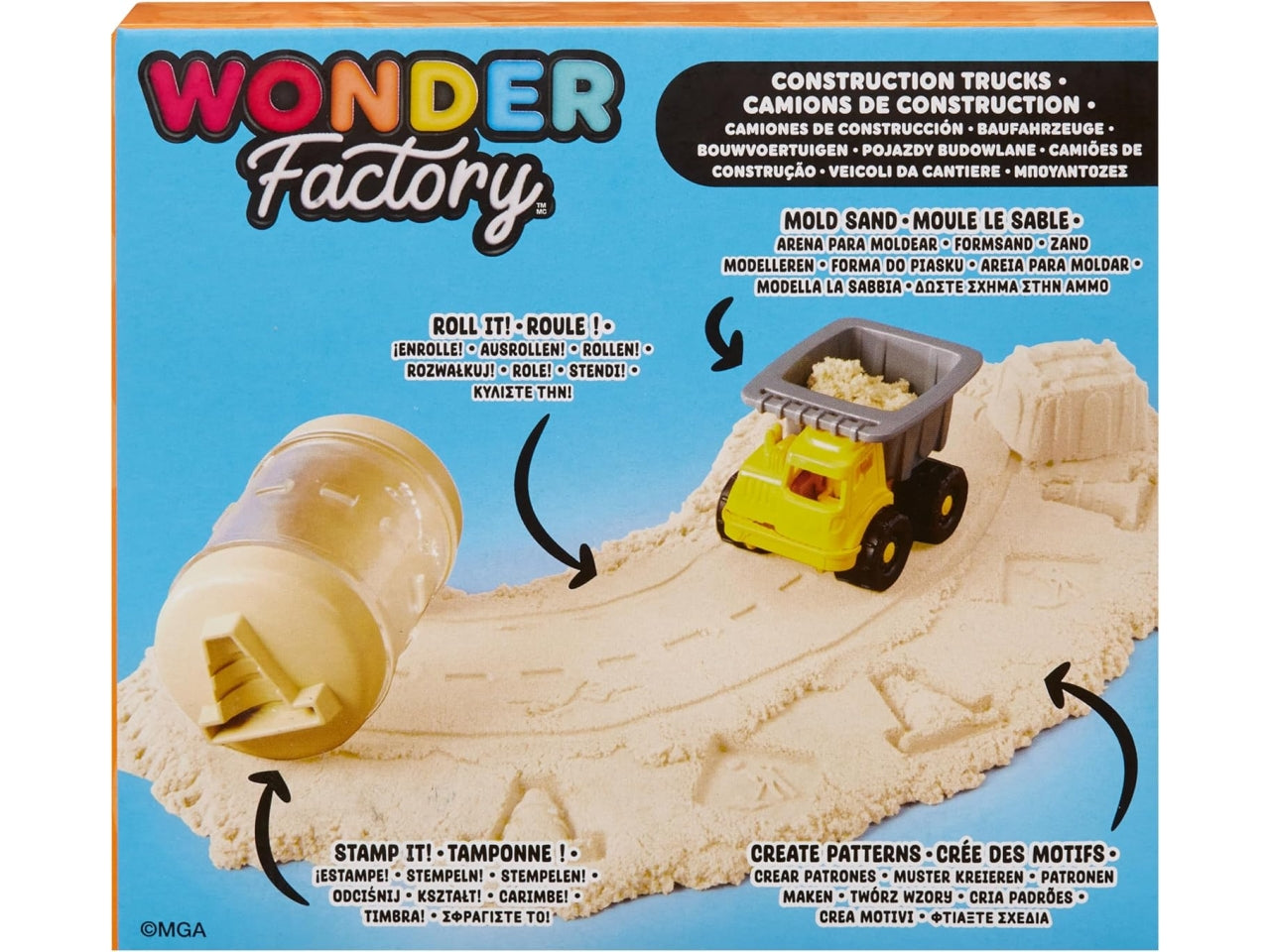 Wonder factory never dry sand construction trucks | Mga