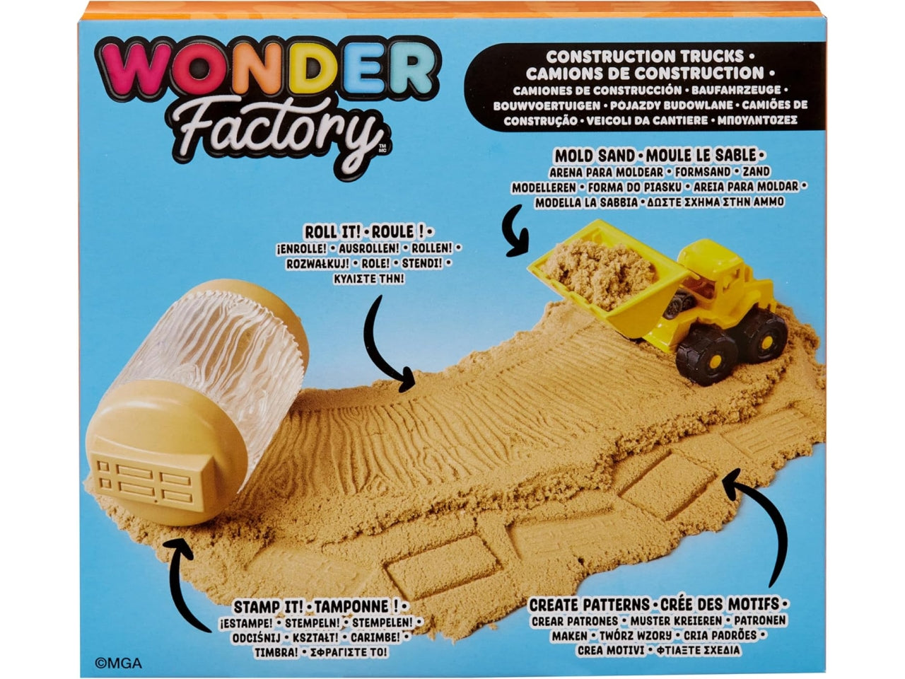 Wonder factory never dry sand construction trucks | Mga