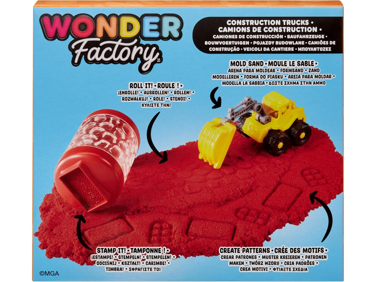 Wonder factory never dry sand construction trucks | Mga