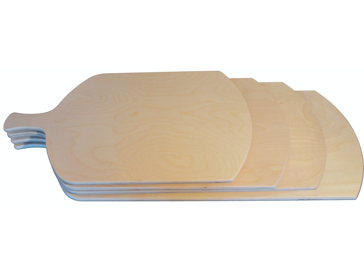 Tagliere pizza metro multistrato pioppo rettangolare naturale 82x37x1 cm - Meeting