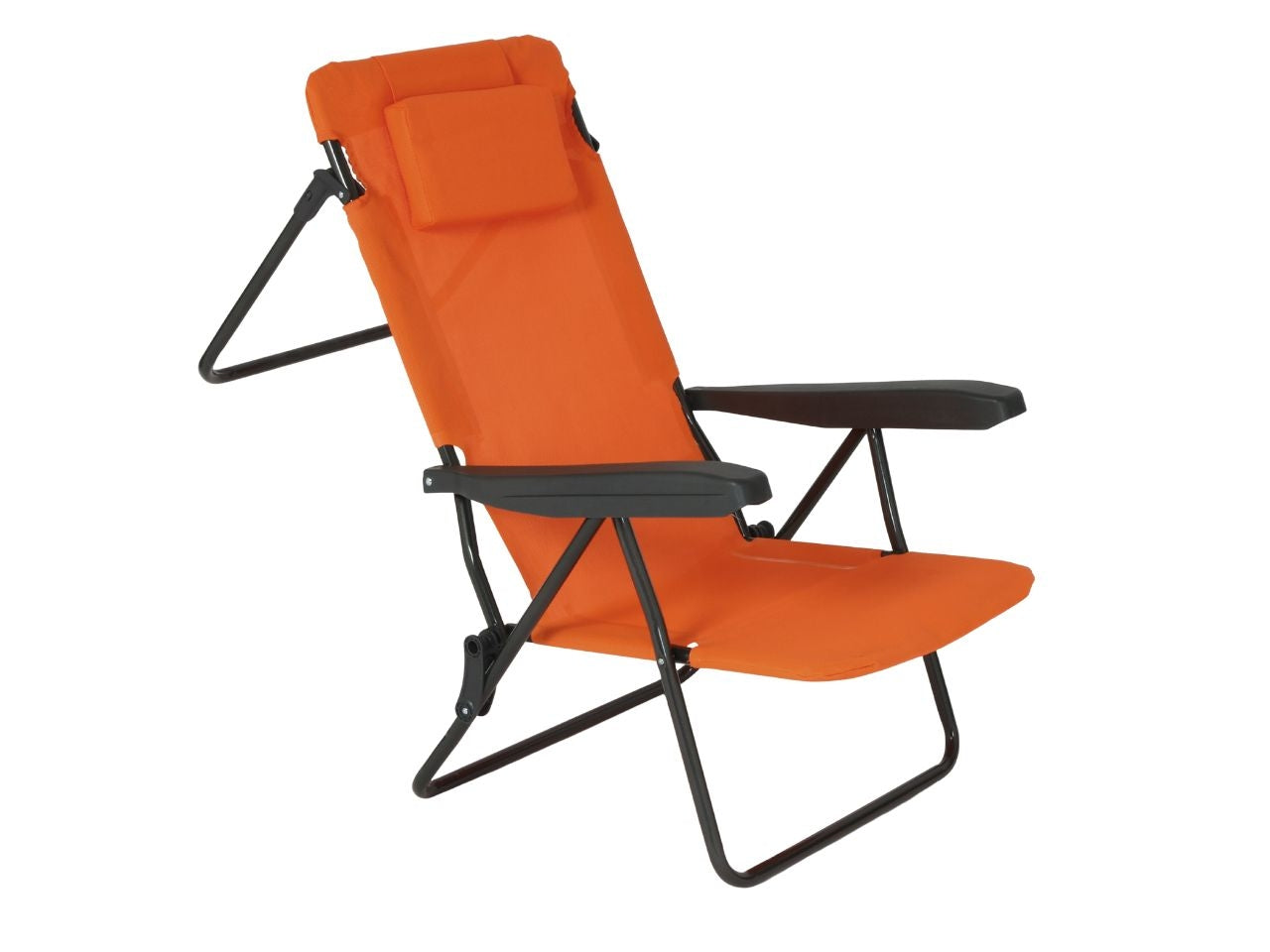 Spiaggina marina in textilene colori assortiti: marina blunavy, turchese e arancio 119x59x50cm