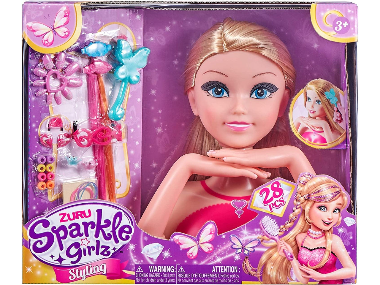 Sparkle girl princess acconciature e manicure