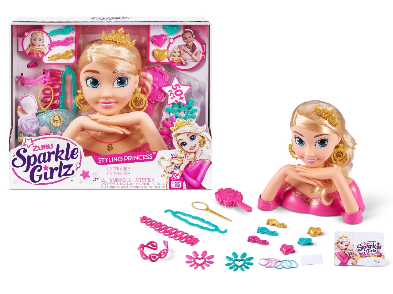 Sparkle girl princess acconciature e manicure