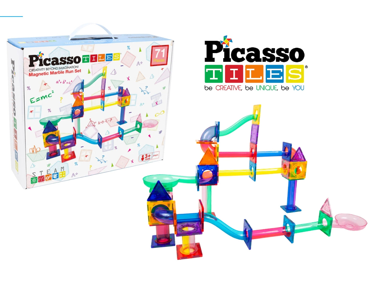 Magnetic pista biglie blocchi 71