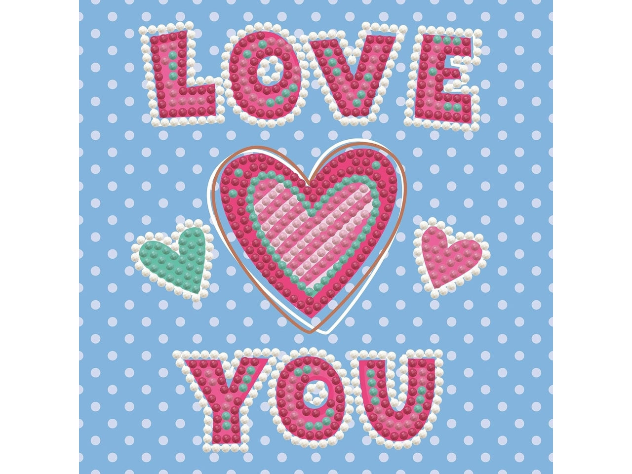 Diamond dotz box love you