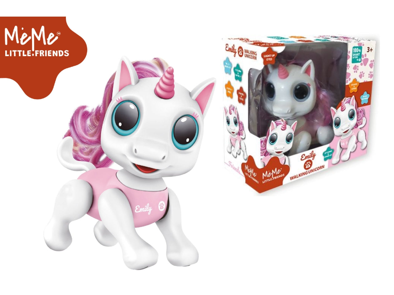 Meme little friends emily unicorno multifunzione