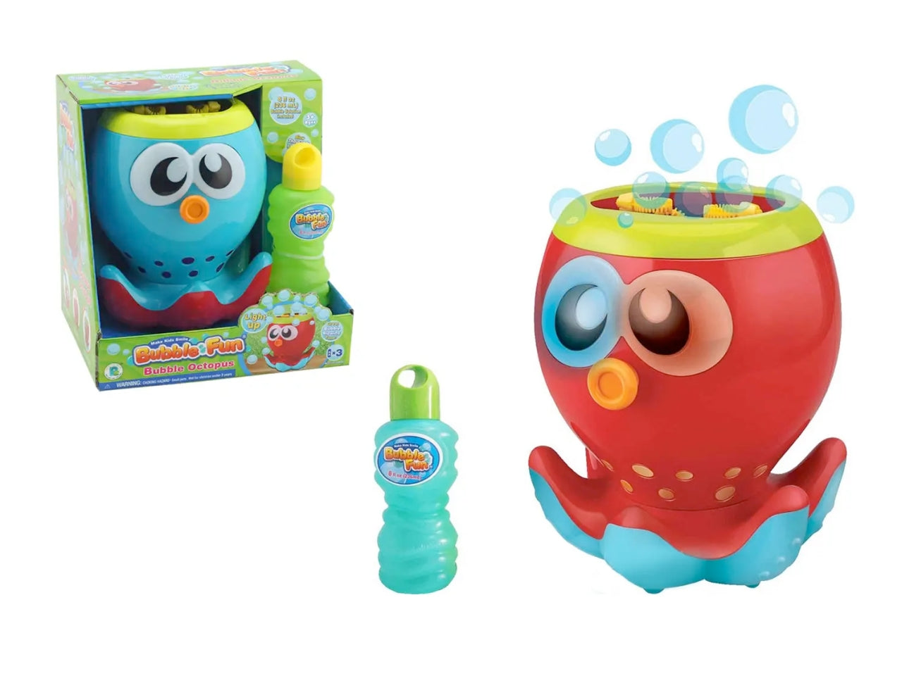 Polipo sparabolle luci e melodie