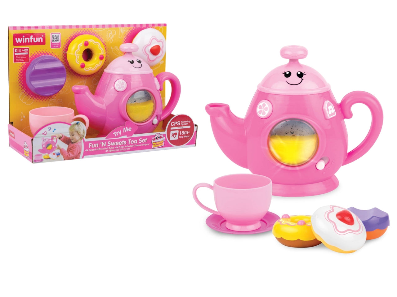 Teiera chiacchiere golose luci suoni