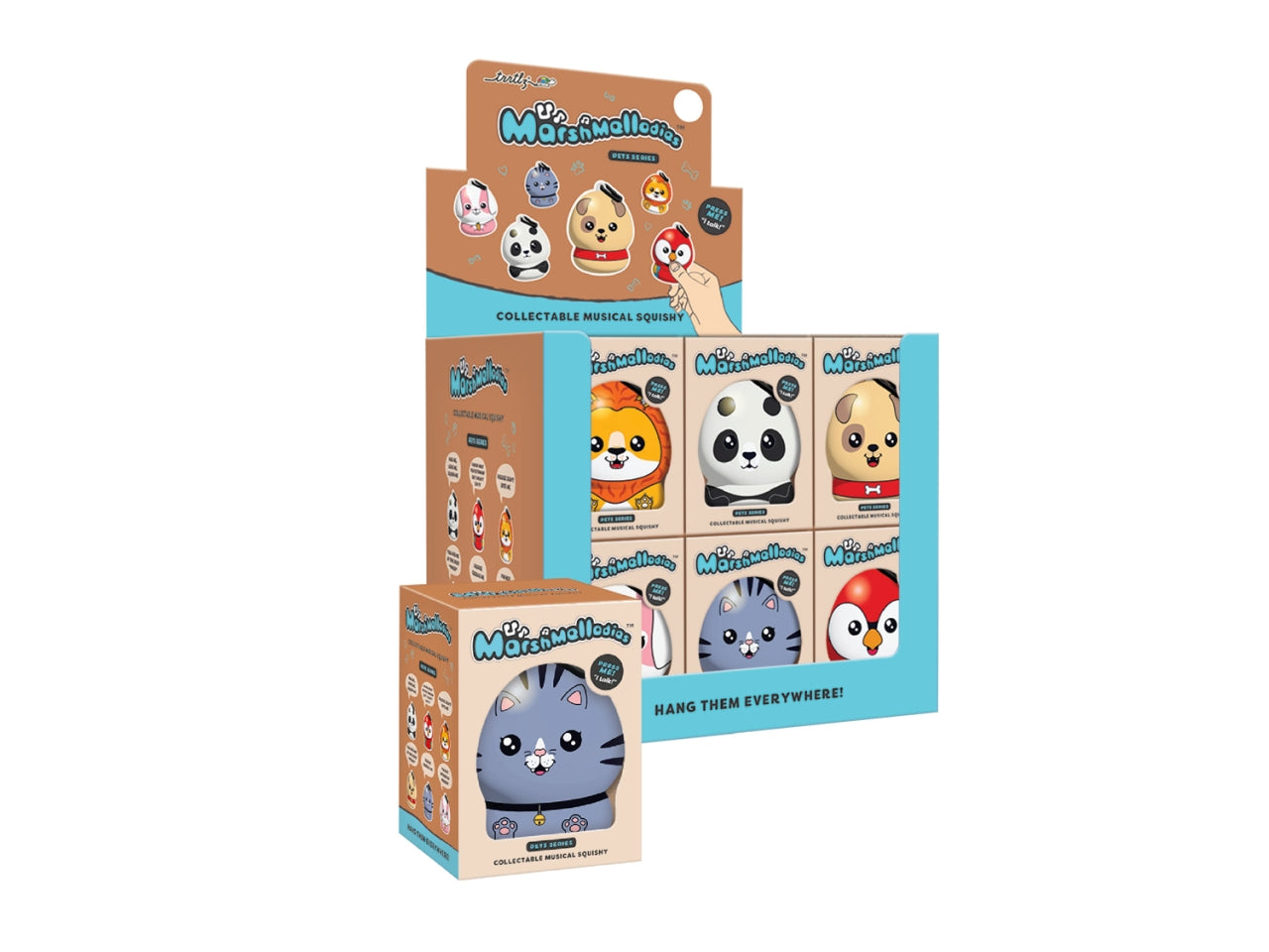 Marshmellodies animali 6 modelli assortiti